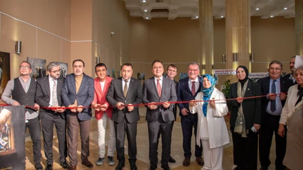 “Saklı Kalan Fırçam” başlıklı resim sergisi Selçuk Üniversitesinde açıldı